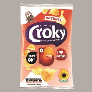 CROKY NATUREL CHIPS (20X40GR)