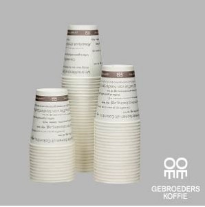 GEBR. KOFFIE BEKER 6 OZ, 150 CC, 2500 ST